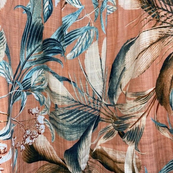 a.n.a Women's Lila Tropical Print With Shoulder Tie‎ Tank Top Size L NWT - Picture 5 of 11